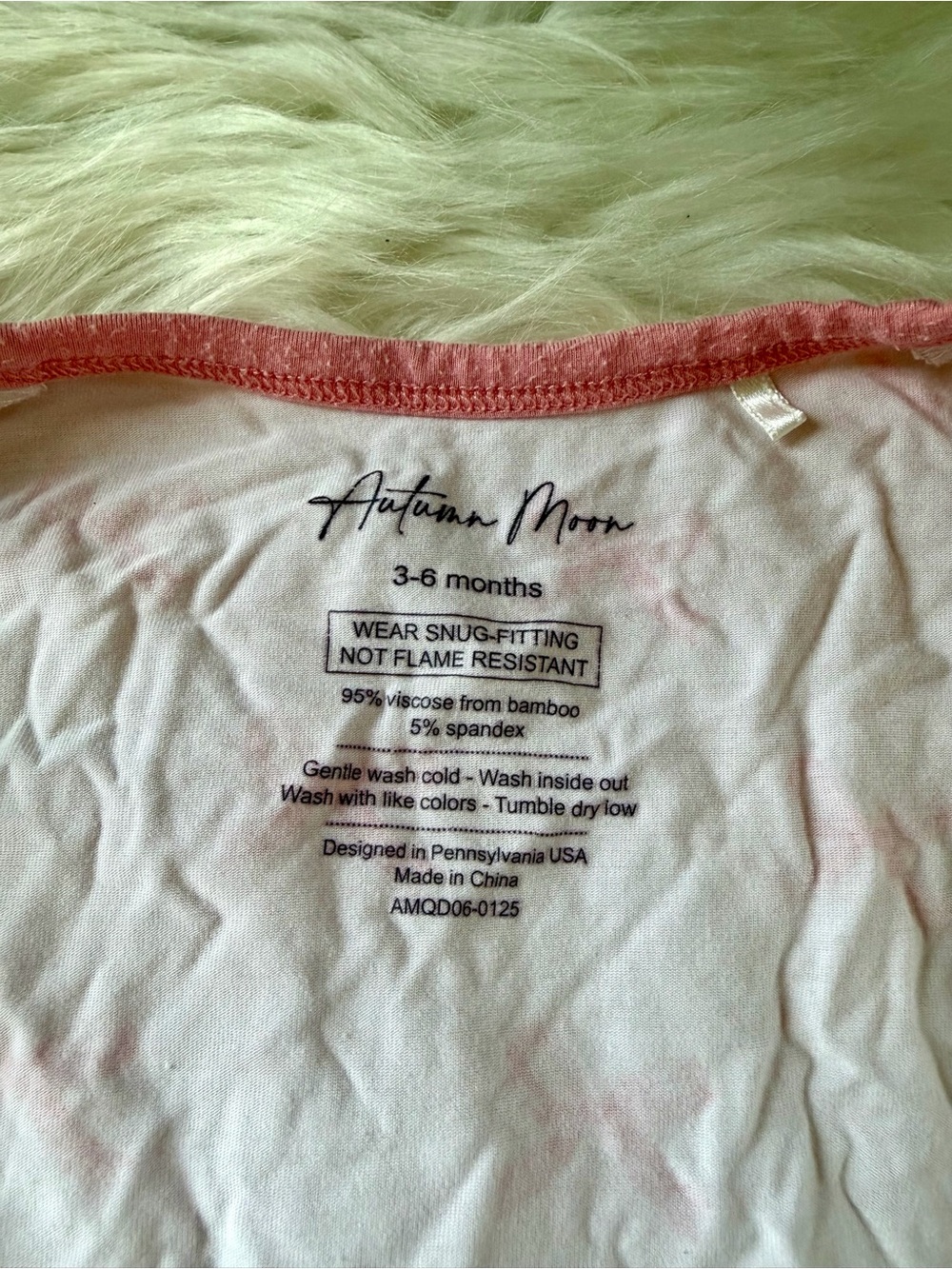 AUTUMN MOON | Pink Bows Bamboo Convertible Zip Romper - Picture 4 of 4